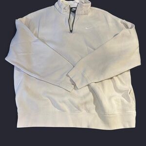 Nike Women’s Zip-Up Cream Sweater